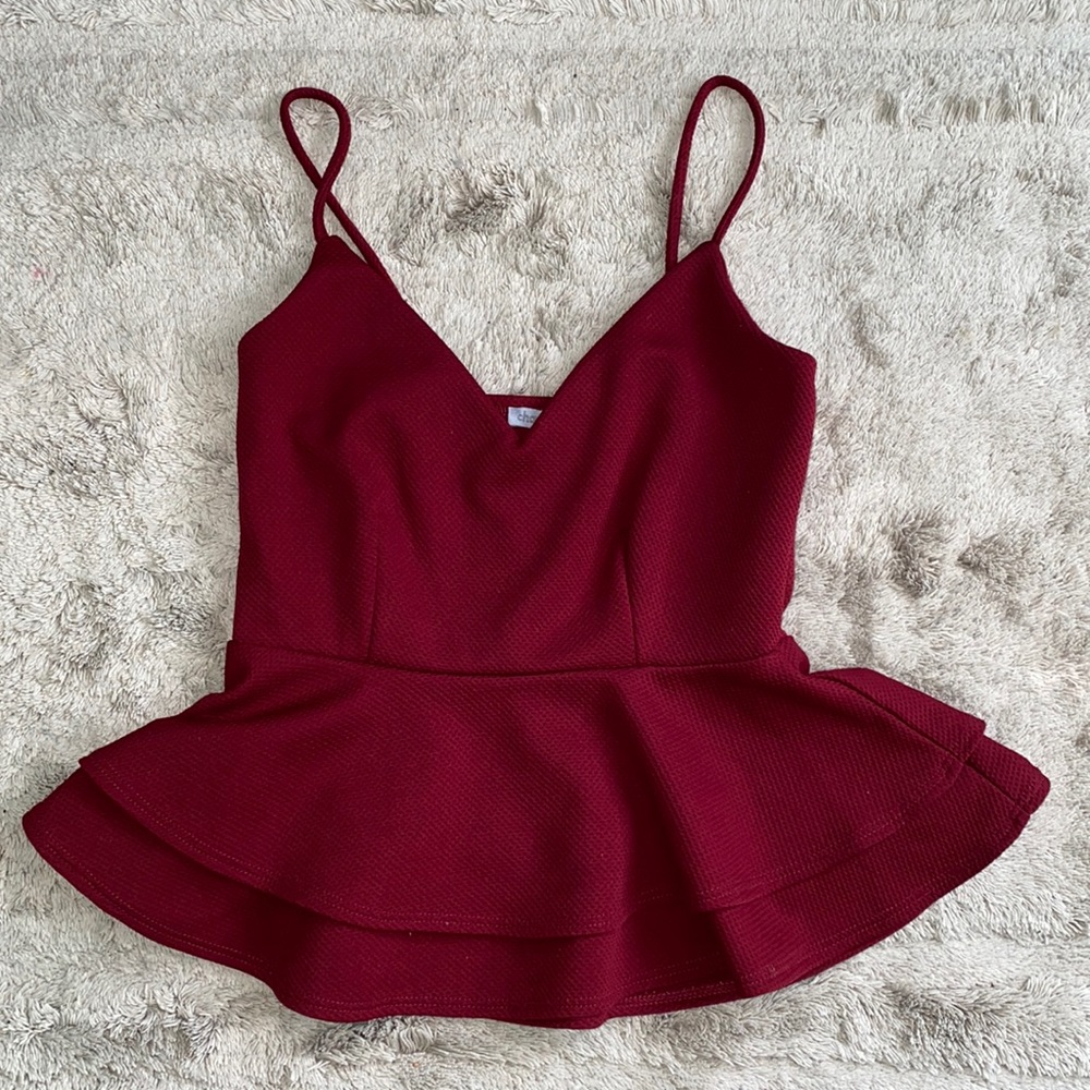 EUC Peplum Top